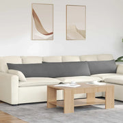 Cuscini da Divano 2 pcs Grigio scuro 200 x 40 cm Tessuto 42013899