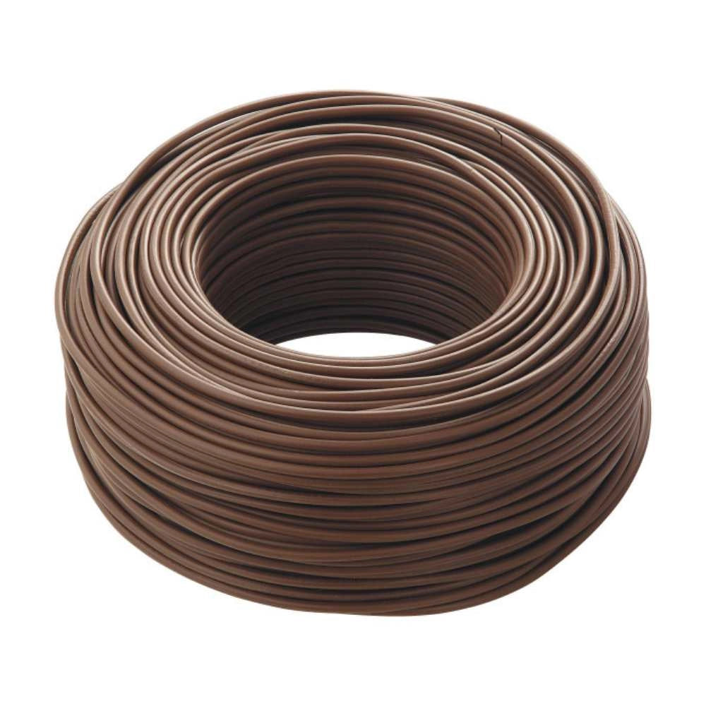 Cavo elettrico gommato marrone multipolare fs18or18 3 fili *** lunghezza metri 100, sezione conduttore 3x1,5mmq, conf...