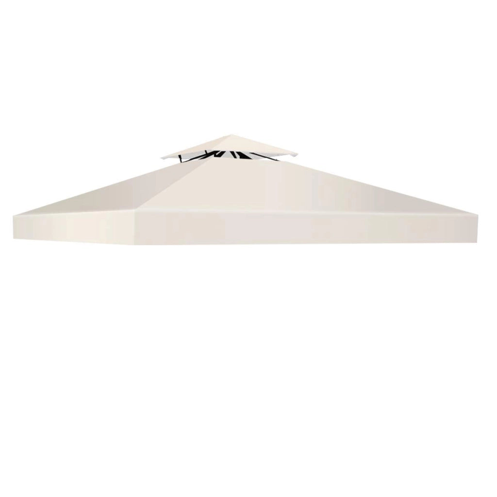 Tetto di Ricambio per Gazebo da Giardino Copertura di Ricambio Gazebo 3 x 3 m (Beige)