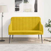 Panca Gialla 110x76x80 cm in Velluto 351470