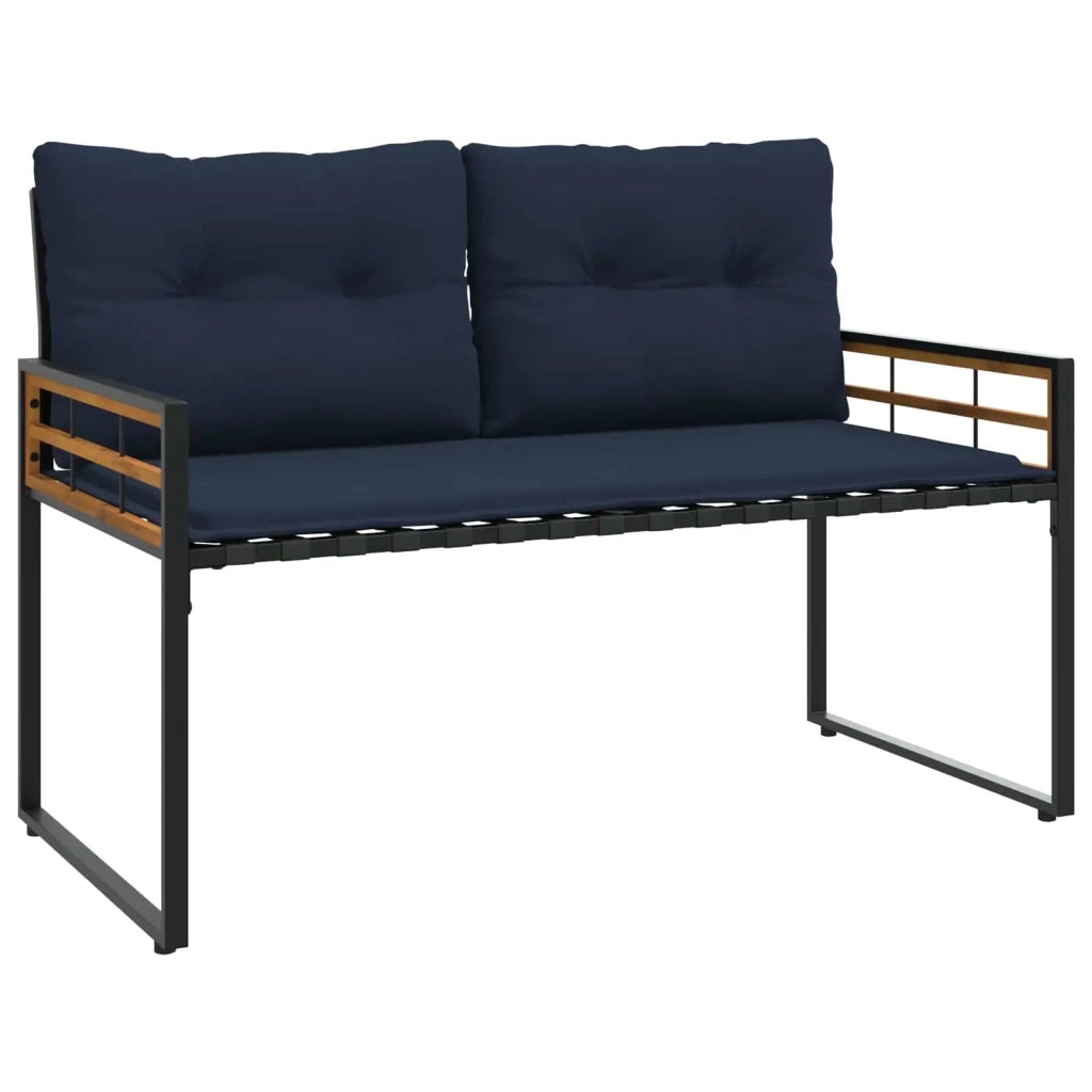 Set di Mobili da Esterno con cuscino 4 pcs Navy