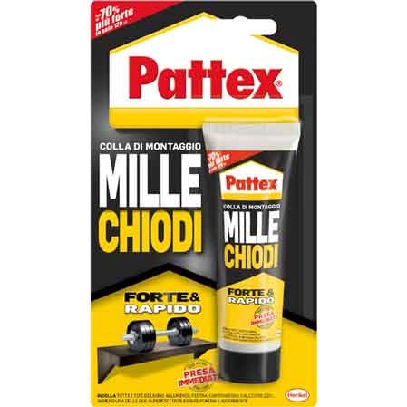 COLLA DI MONTAGGIO 'MILLECHIODI' 250 gr - in tubo - PATTEX