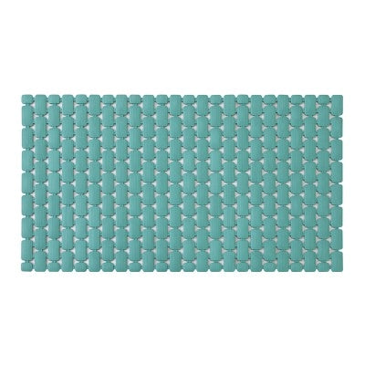 Tappetino antiscivolo doccia verde 40x73 cm in plastica Spring