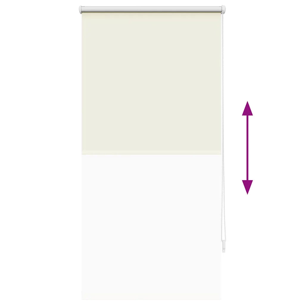 Tenda a rullo | Tenda avvolgibile oscurante 64,4x120 cm Tessuto Larghezza 60 cm Bianco sporco