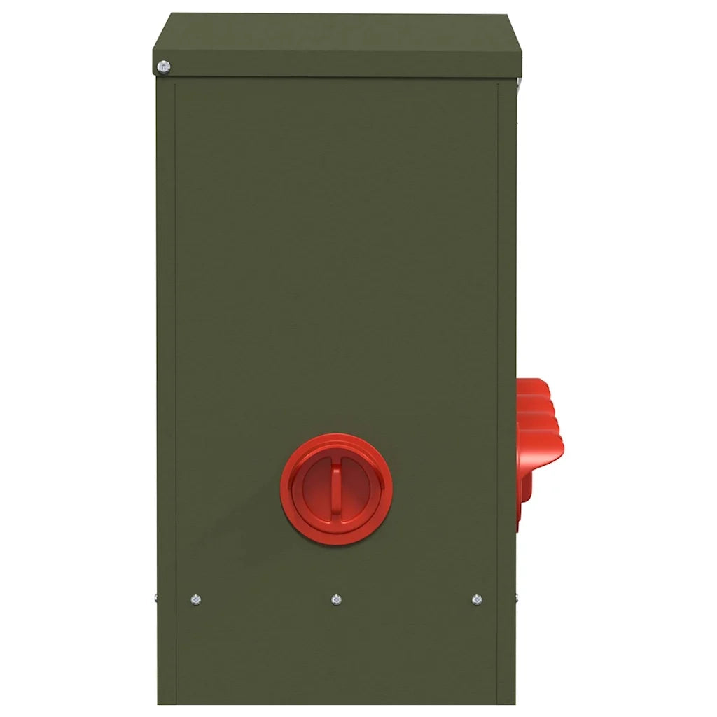Feeder per pollo Verde oliva 60,5 x 29 x 51 cm 874646