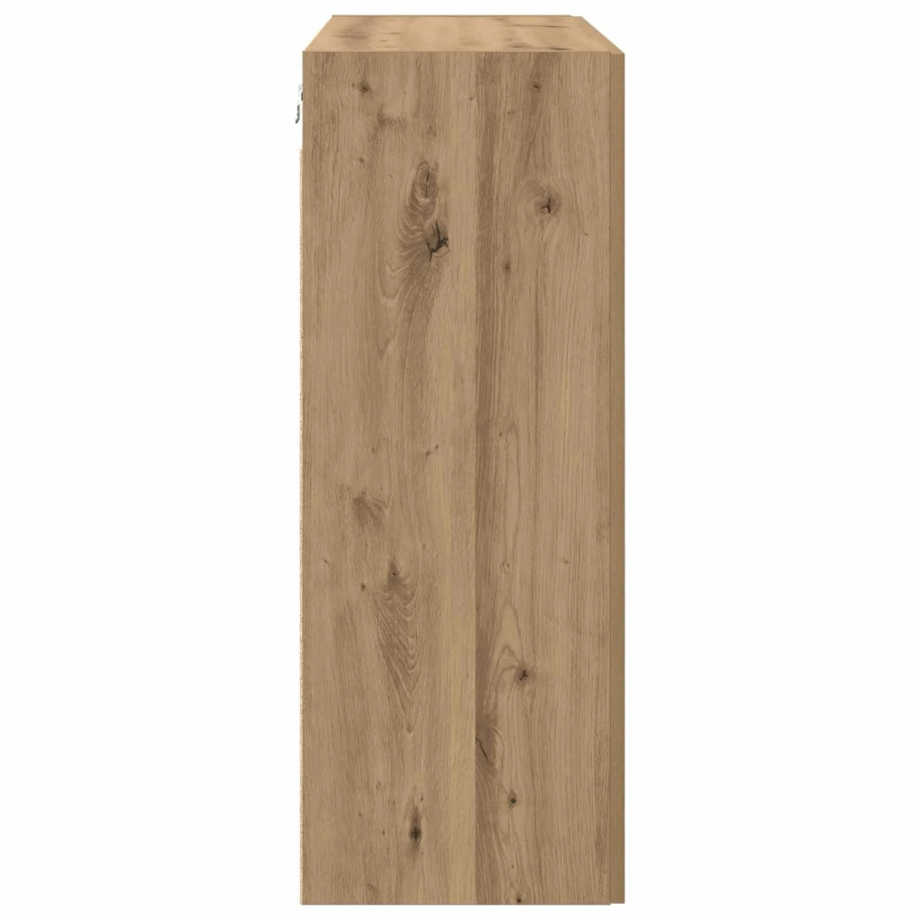 Mobiletto a muro 2 pcs Rovere artigianale 69,5 x 34 x 90 cm 3394573