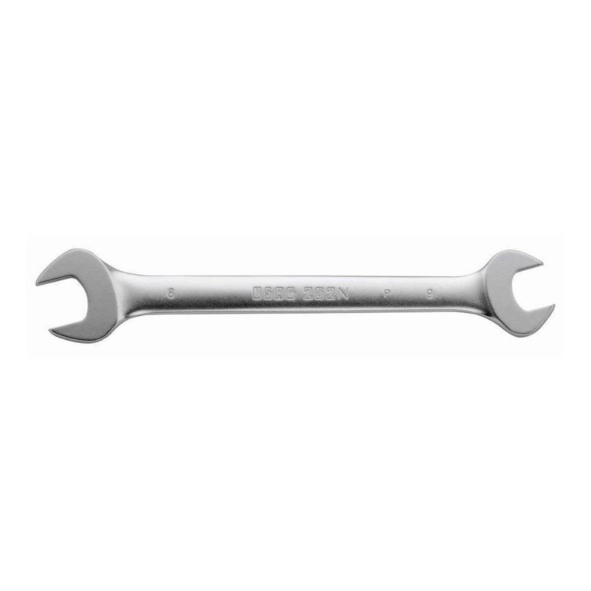 Usag 252541 252 N Chiave a Forchetta Doppia 24x26 mm Acciaio Cromo Vanadio Forchette Inclinate 15° colore Cromo