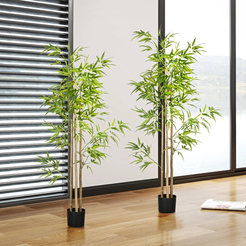 Bamb¨´ Artificiale 180 cm ¨C Xylo ¨C Con Vaso, Decorazione Interno Realistica