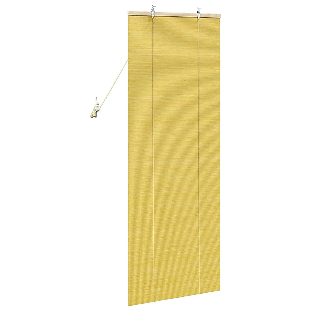 Tenda a rullo con tende Giallo 60 x 160 cm Bambù 42006862