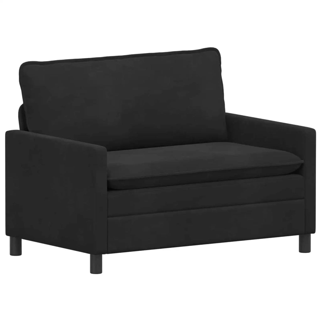 Set di divani 2 pcs Nero Velluto 3417132