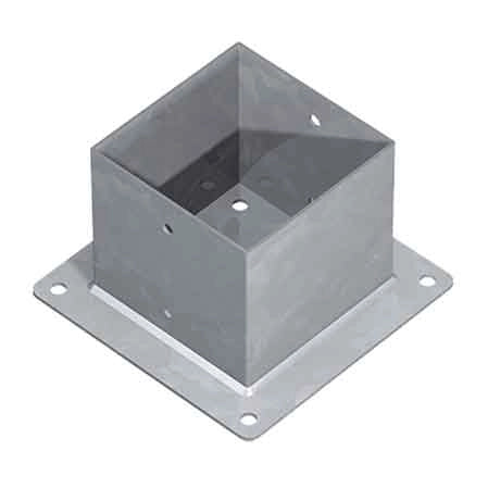 SUPPORTO A PAVIMENTO PER TRAVI TG20 mm 91x91x150h - Base 170 mm - TECFI