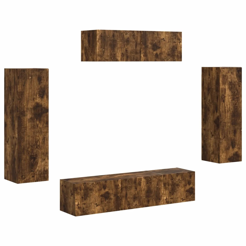 Mobile TV 5 pcs Rovere fumé 3409173