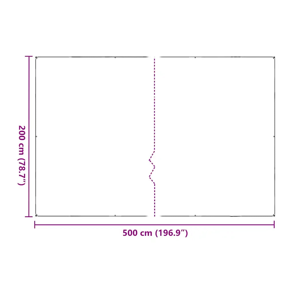 Copertura per Piante con Occhielli 2x5 m in Polietilene CFW7563442