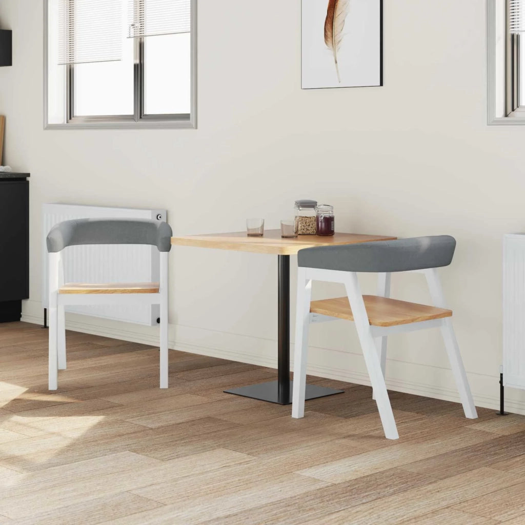Sedie da pranzo 2 pcs Bianco 54 x 57 x 73 cm