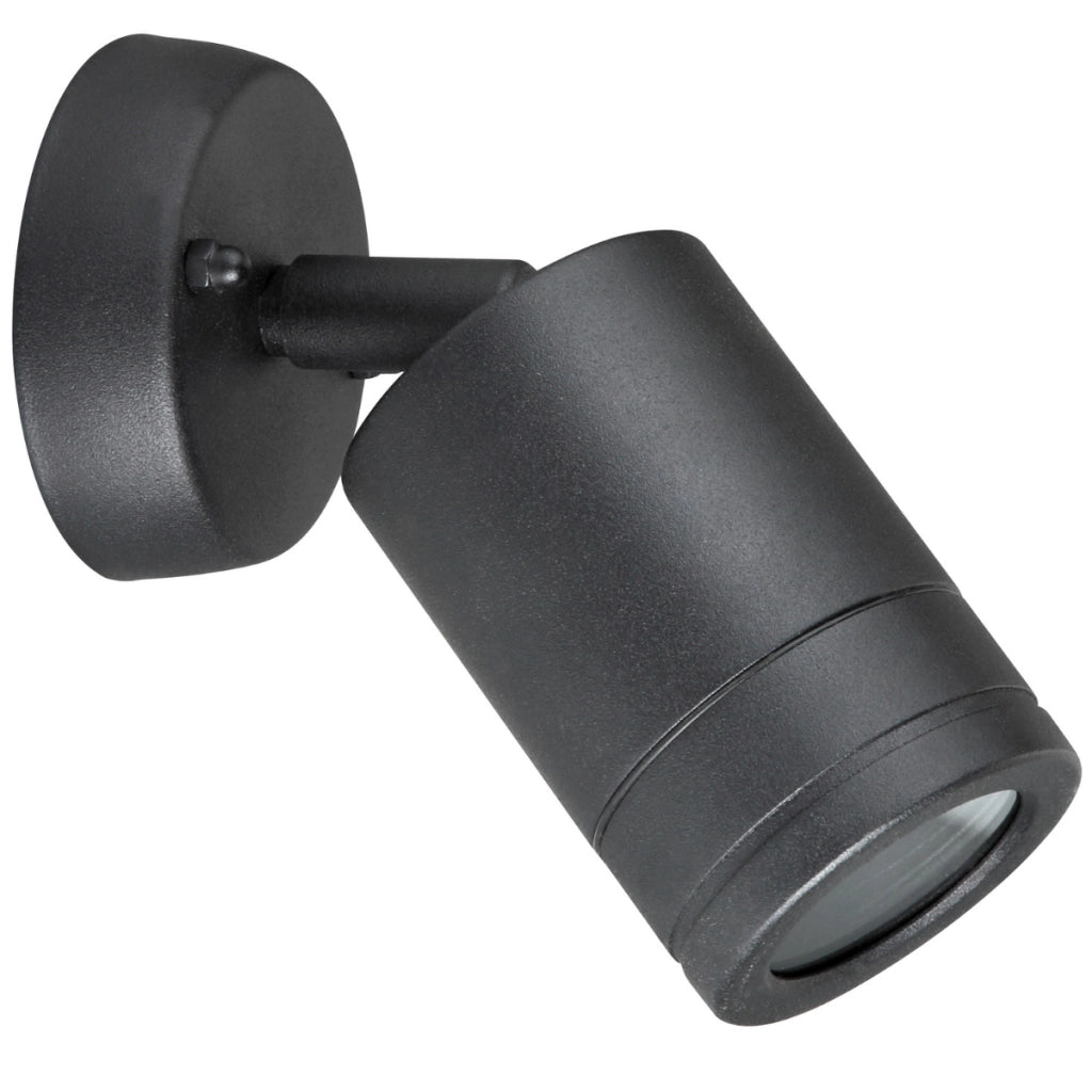 Applique esterna Polux OLIMP nera GU10 orientabile IP44