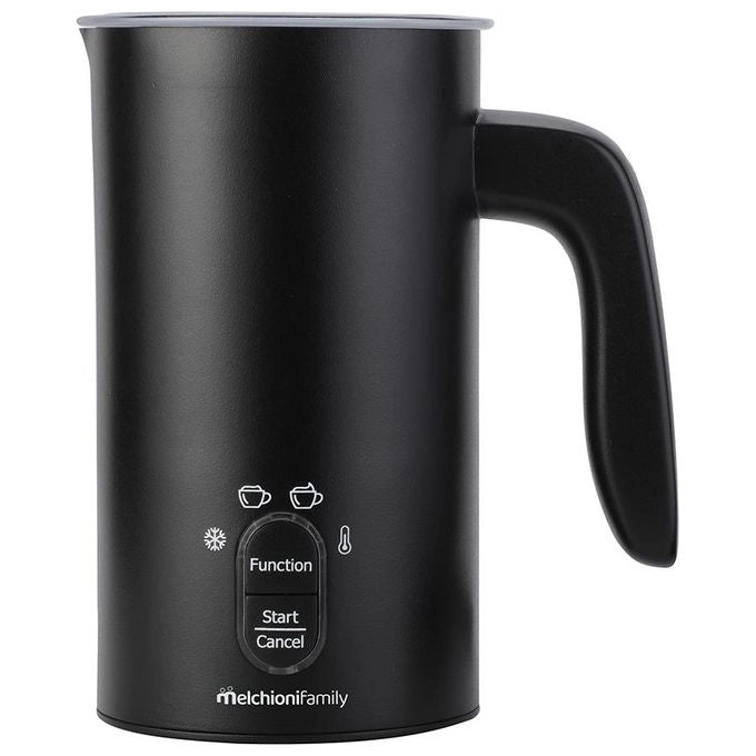 Melchioni MILKY Montalatte Elettrico 4 in 1 Capacita' 300 ml Potenza 500 W Autospegnimento colore Nero