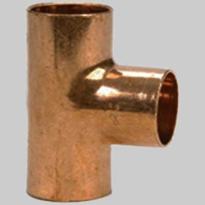 TEE RAME A SALDARE F-F-F PER TUBO GELO - 1 - 1 pezzi - MADE IN ITALY