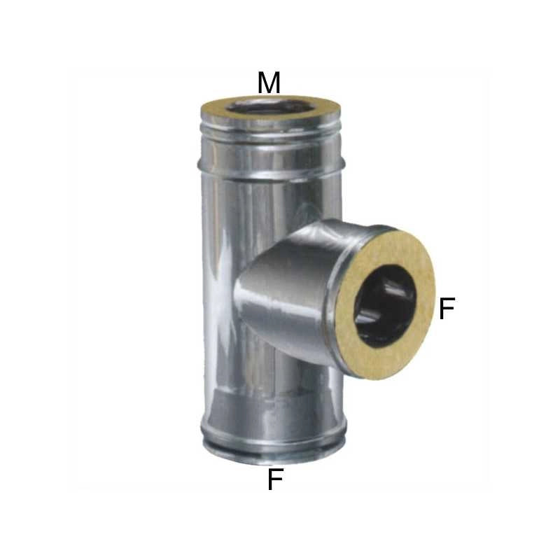 Gomito T Inox 13/18 Dp Maral