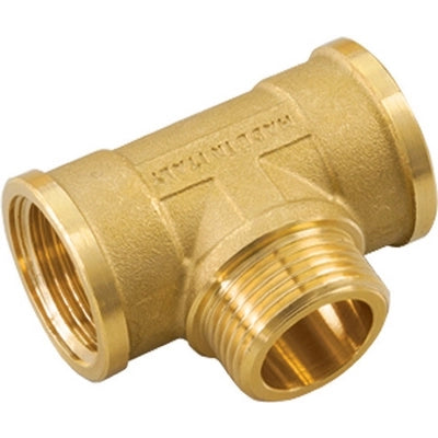 TEE FMF IN OTTONE GIALLO- 1/2 x 1/2 x 1/2- TIEMM- pezzi 1