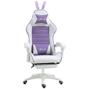Sedia da Gaming Ergonomica con Lumbar Support e Poggiatesta ¨C Minimal ¨C Viola
