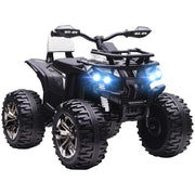 Quad Elettrico per Bambini 3-5 Anni ¨C Xylo ¨C 12V Bianco con Fari LED e USB