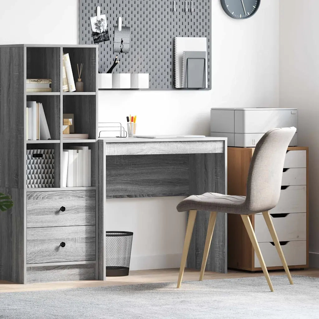 Scrivania | Tavolo da Ufficio Grigio Sonoma 80 x 40 x 76 cm