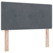 Testiera | Testata Grigio scuro 100 cm Velluto