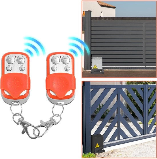 Doppio telecomando universale per apertura porta garage e schiacciate elettroniche per porte scorrevoli - telecomando - aprire porta garage