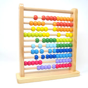 Trade Shop - Gioco Pallottoliere Abaco Classico Con Telaio Legno 10 Righe Palline Per Bambini -