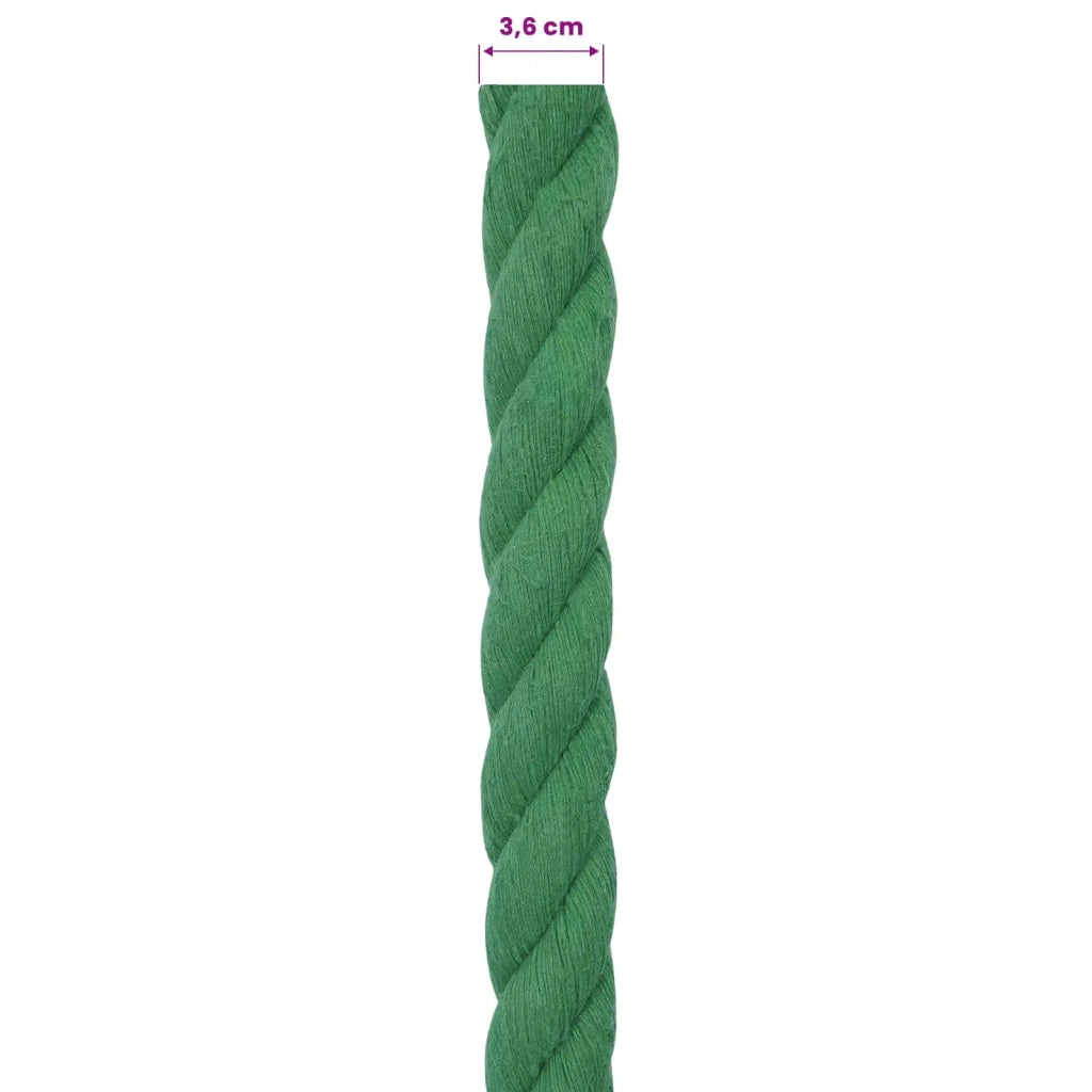 Corda Verde 3,6 x 3,6 x 1000 cm Cotone 42011980