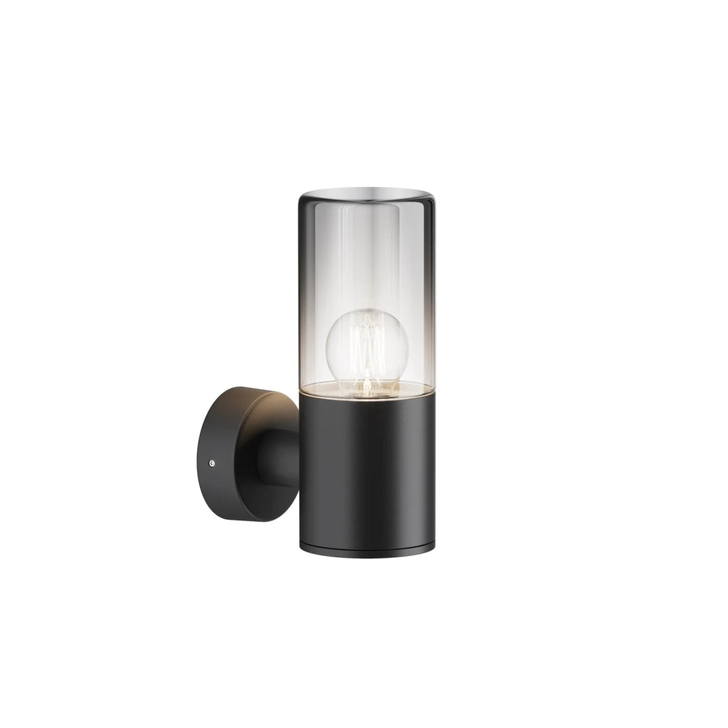 Maytoni Applique moderna Amas 1 luce E27 IP54 grafite alluminio vetro