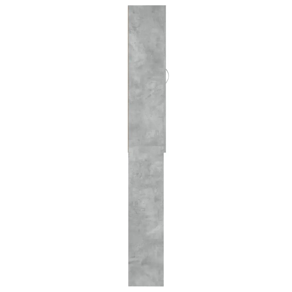 Mobile per Lavatrice Grigio Cemento 64x25,5x190 cm 808417