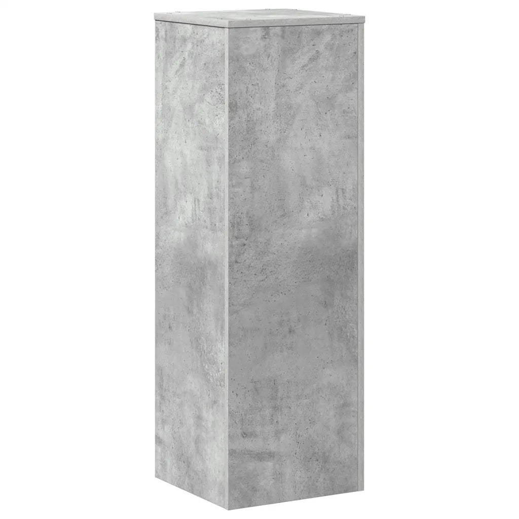 Supporto per Piante Grigio 33x33x100 cm in Truciolato 852954