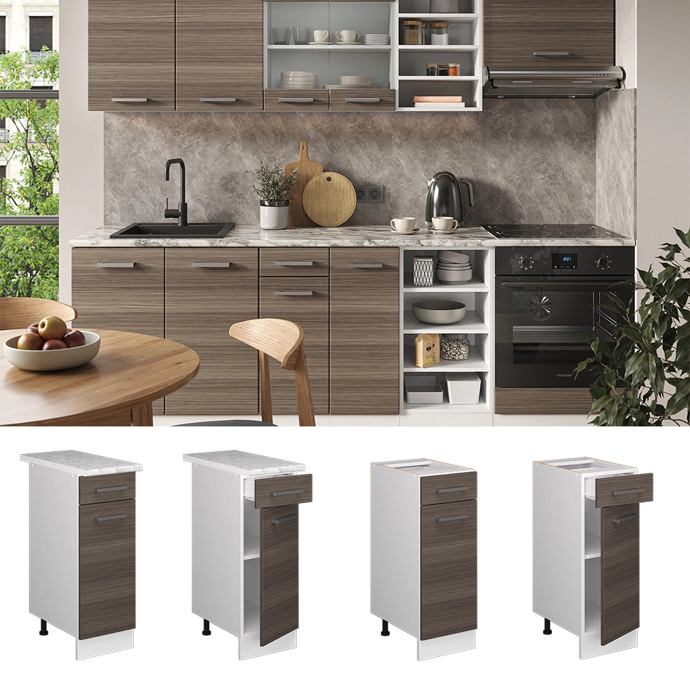 Vicco Mobiletto base per cucina Grigio 30 cm , PL Antracite