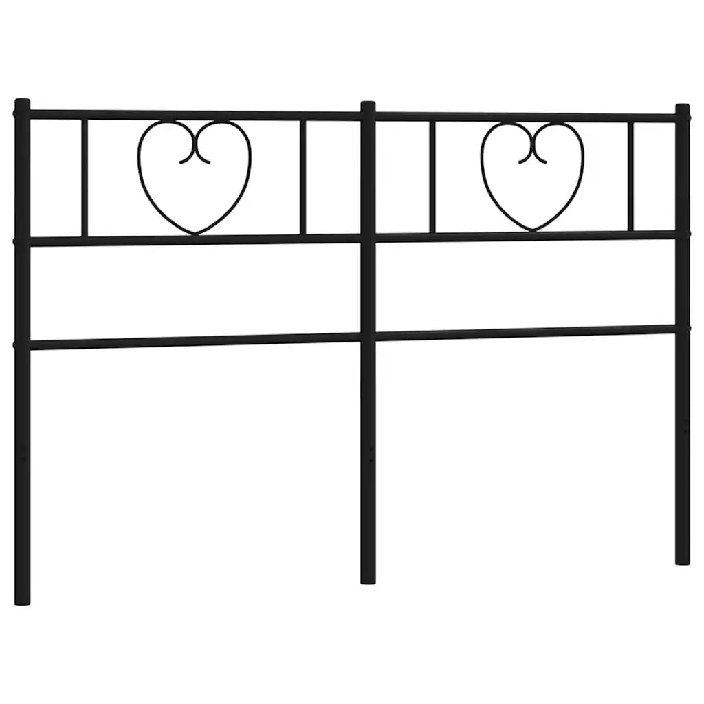 Testiera di Ricambio in Metallo Nero 120 cm 355494
