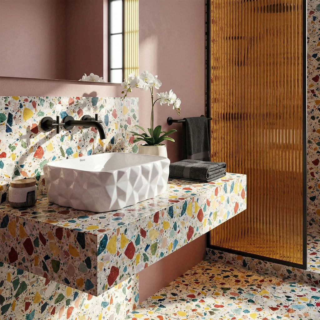 Lavabo Da Appoggio Rea Zamia