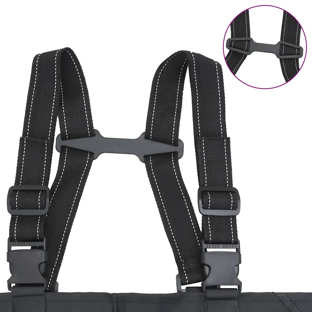 Wader con Stivali e Cintura Nero Taglia 39 CFW9608229