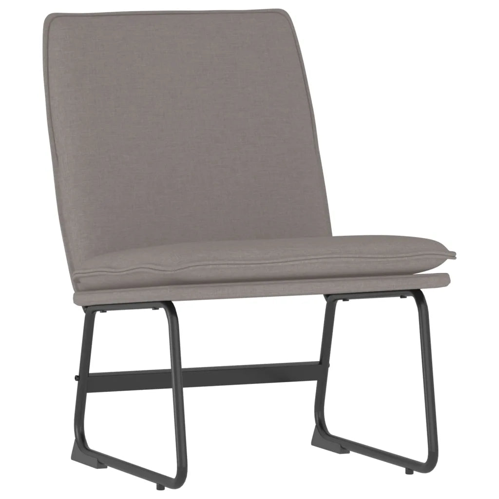 Sedia Lounge Tortora 52x75x76 cm in Tessuto 351317