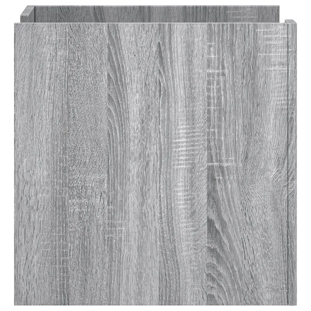 Comodino Grigio Sonoma 45x50x50 cm in Truciolato 848302