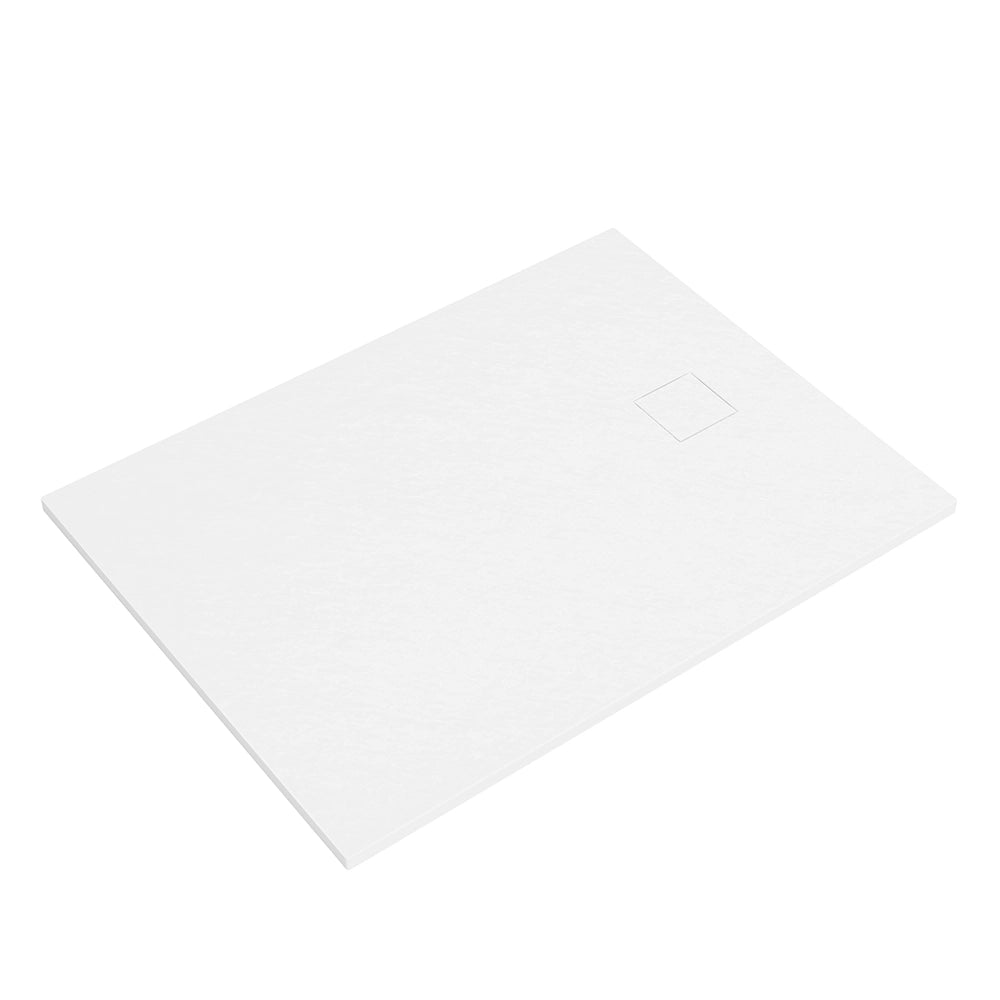 Piatto doccia 70x120 cm colore bianco effetto pietra | Samos