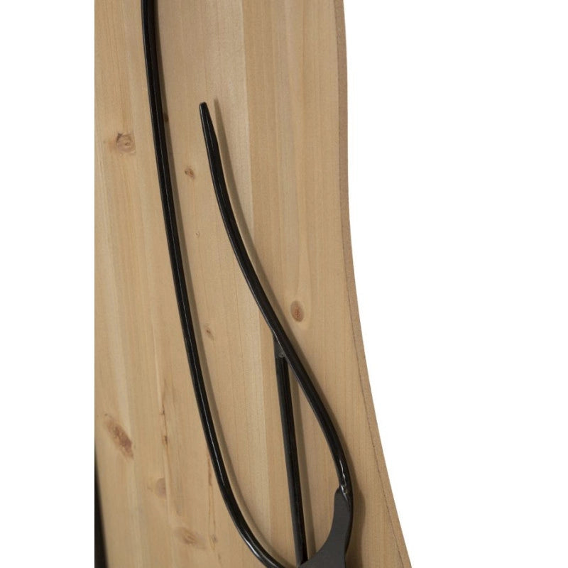 Pannello Da Muro Beauty Ferro E Wood 60x2x90