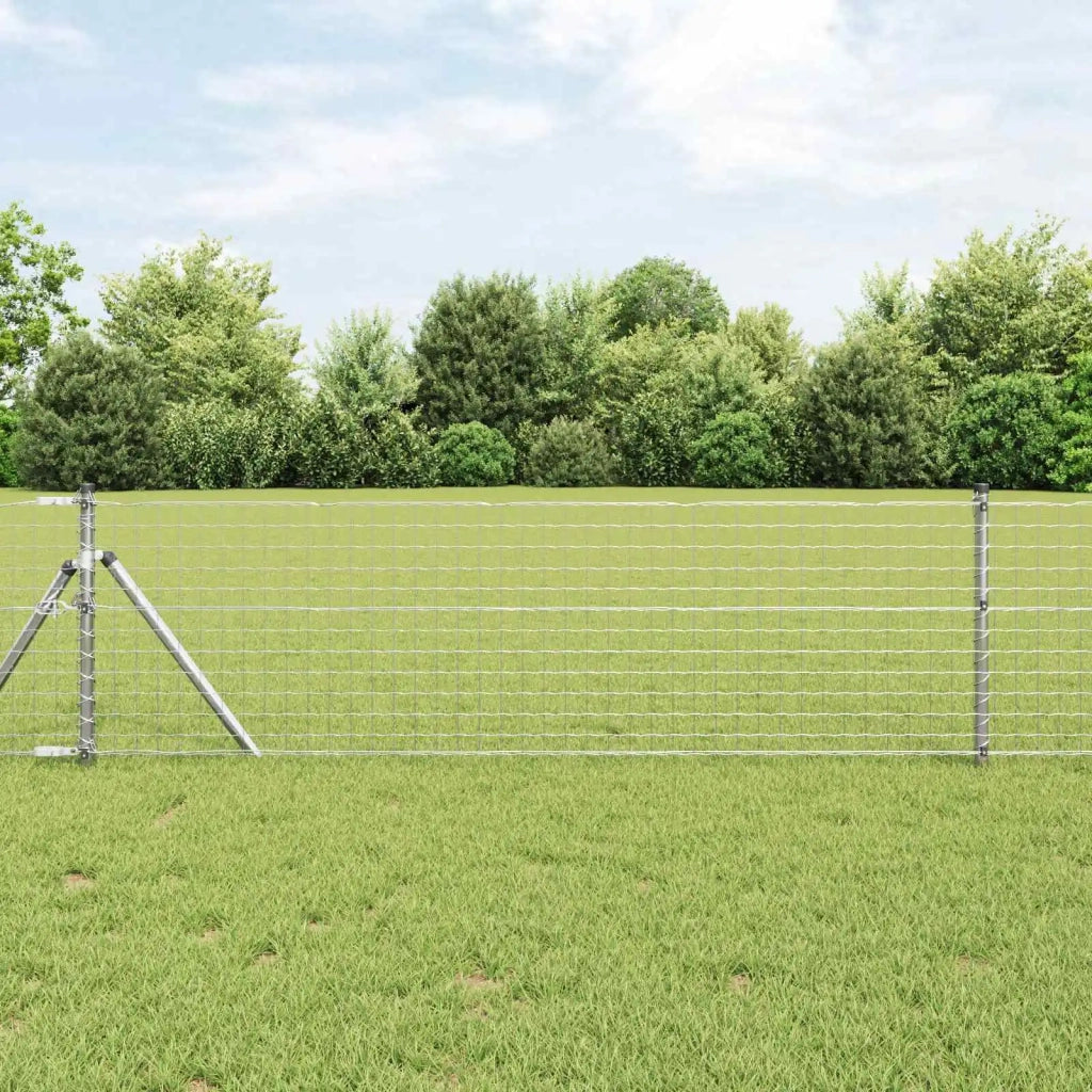 Palo della recinzione 12 pz Argento 70 cm CFW3645085