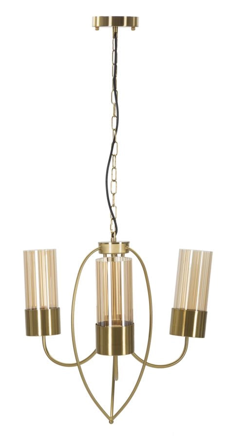 LAMPADARIO VERSAILLES 3 LUCI CM Ø 60X103