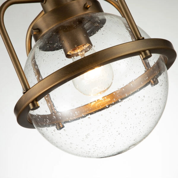 Lampada a sospensione Triocent ottone Ø24 E27 IP44