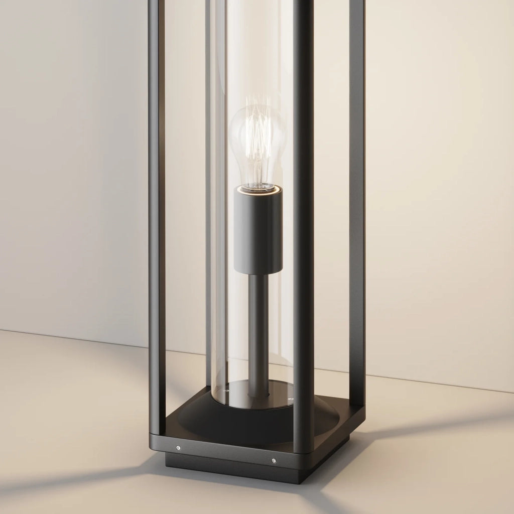 Maytoni lampada da esterno moderna Cell 1 luce E27 IP54 grafite alluminio