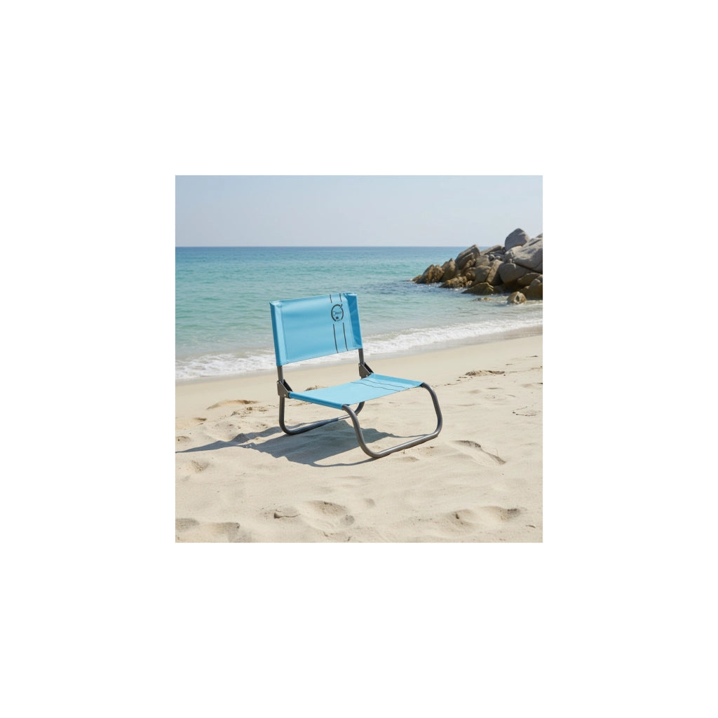 Chaise cale-dos de plage 1 pliure - O'Beach - Dimensions : 50 x 45 x 48 cm