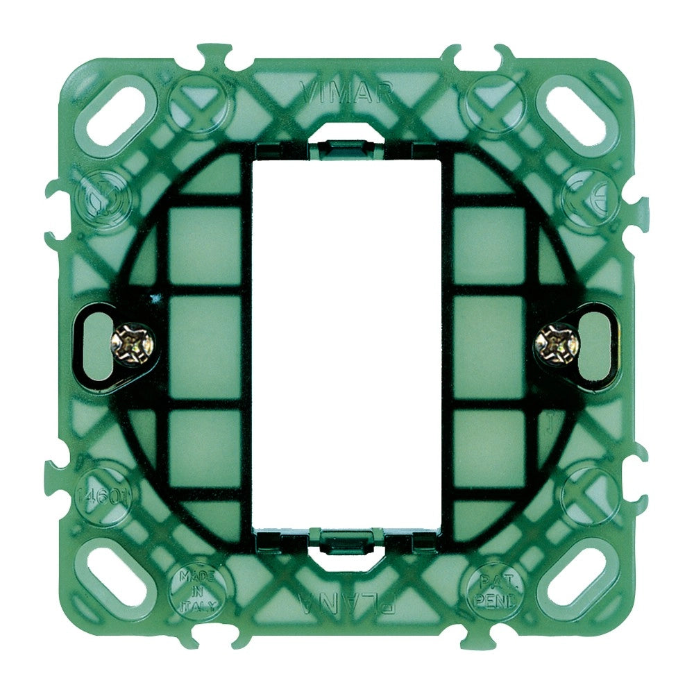Vimar supporto 1 modulo con griffe per scatole ø 60 mm da incasso