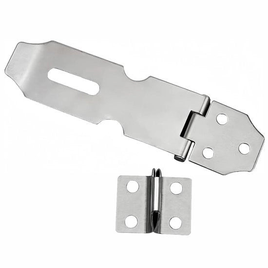 Chiusura a serrature con slot in acciaio inossidabile - Hasp di sicurezza - Accessori di montaggio - Installazione regolabile - Hasp oscillante flessibile - Chiusura porta con slot