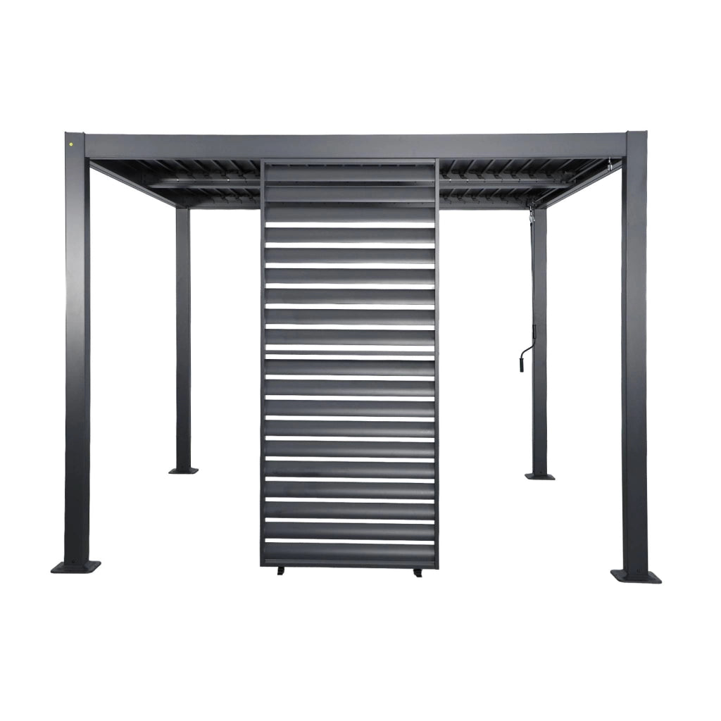 Persiana 1m in alluminio per pergola bioclimatica, antracite