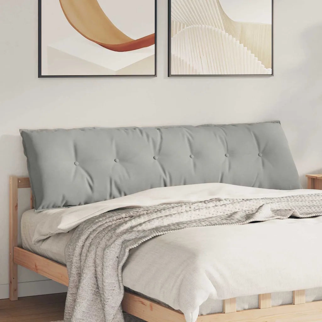 Cuscino per Schiena Grigio chiaro 180 x 50 cm 42014946